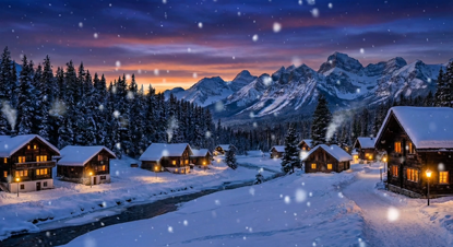 Alpine Holiday Projection